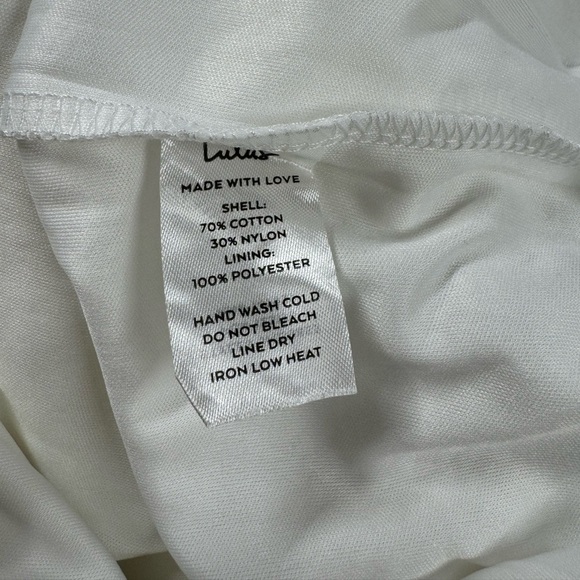 NWT LULU’S Devotion White Lace Short Sleeve Midi Dress M - Picture 11 of 12